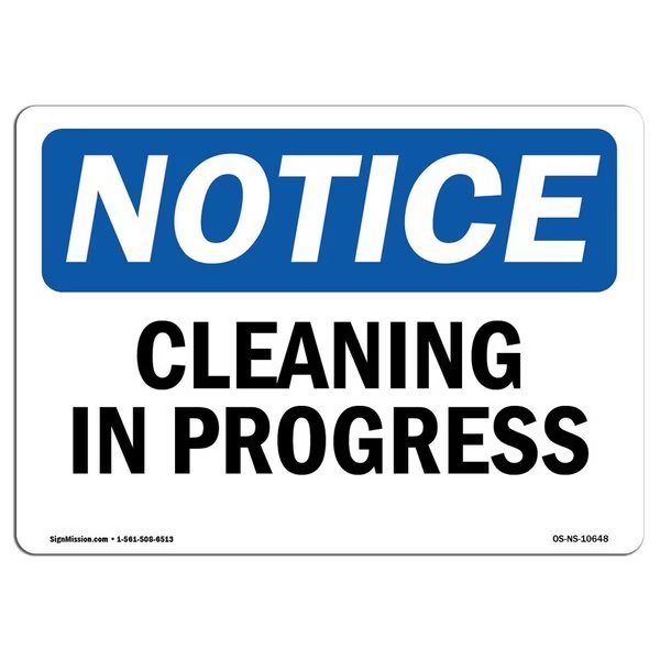 Safety Sign, OSHA Notice, 10